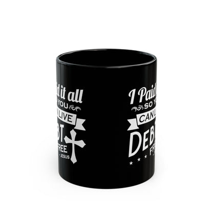 11oz Black Mug