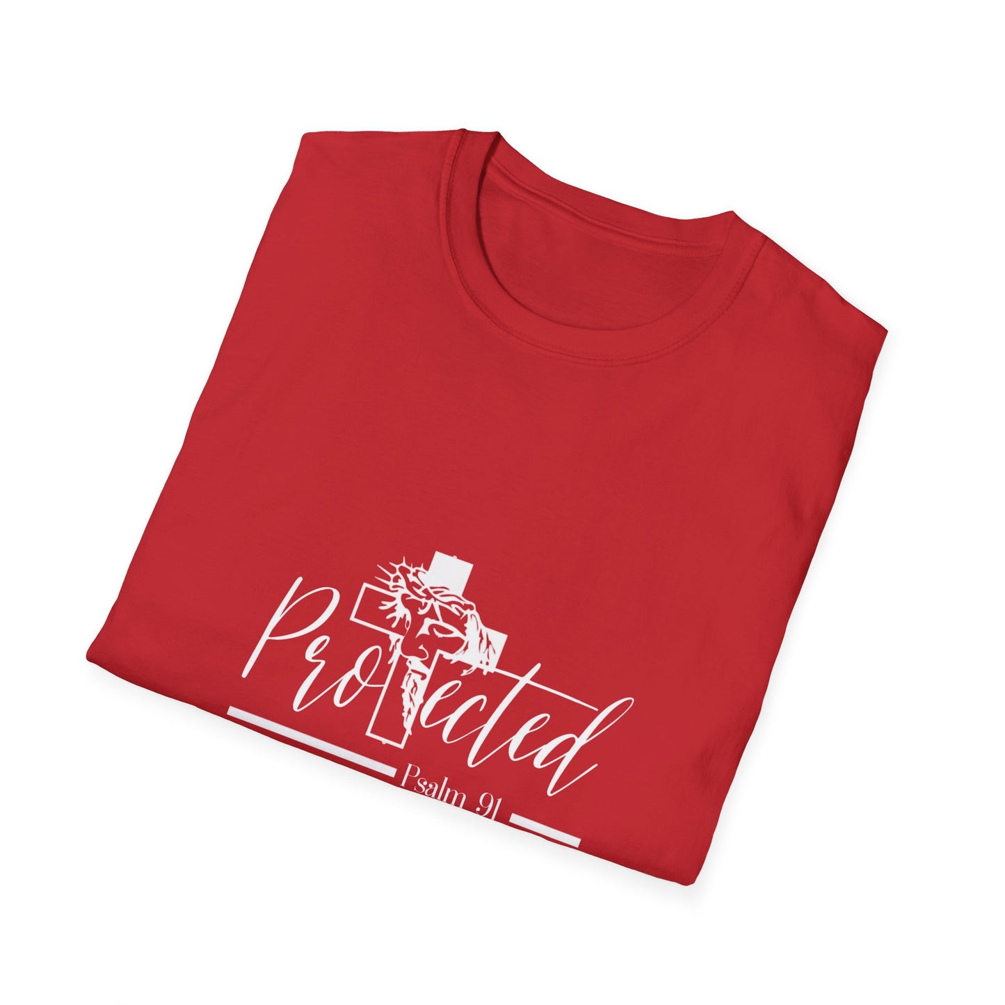 Unyielding Strength from Psalm 91 Unisex Softstyle T-Shirt