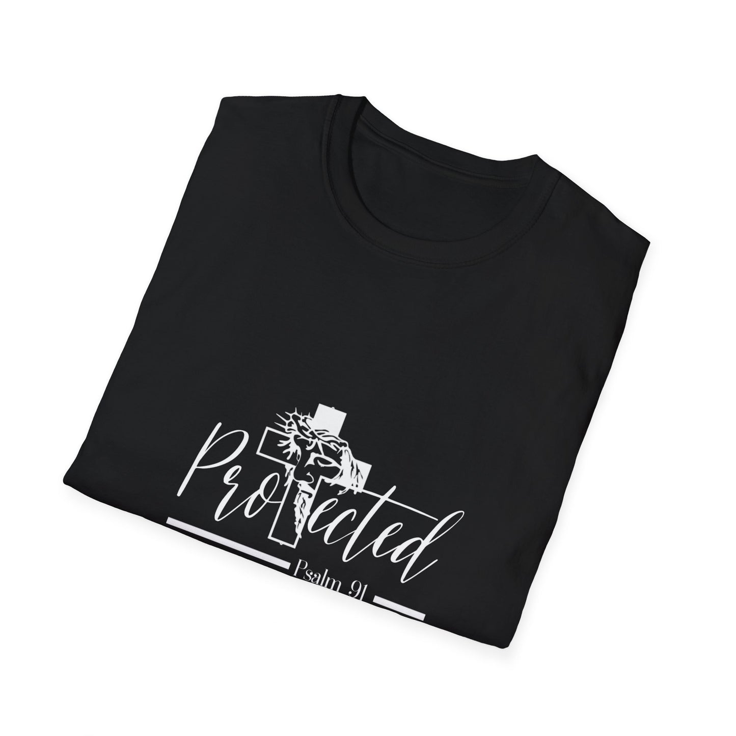 Unyielding Strength from Psalm 91 Unisex Softstyle T-Shirt