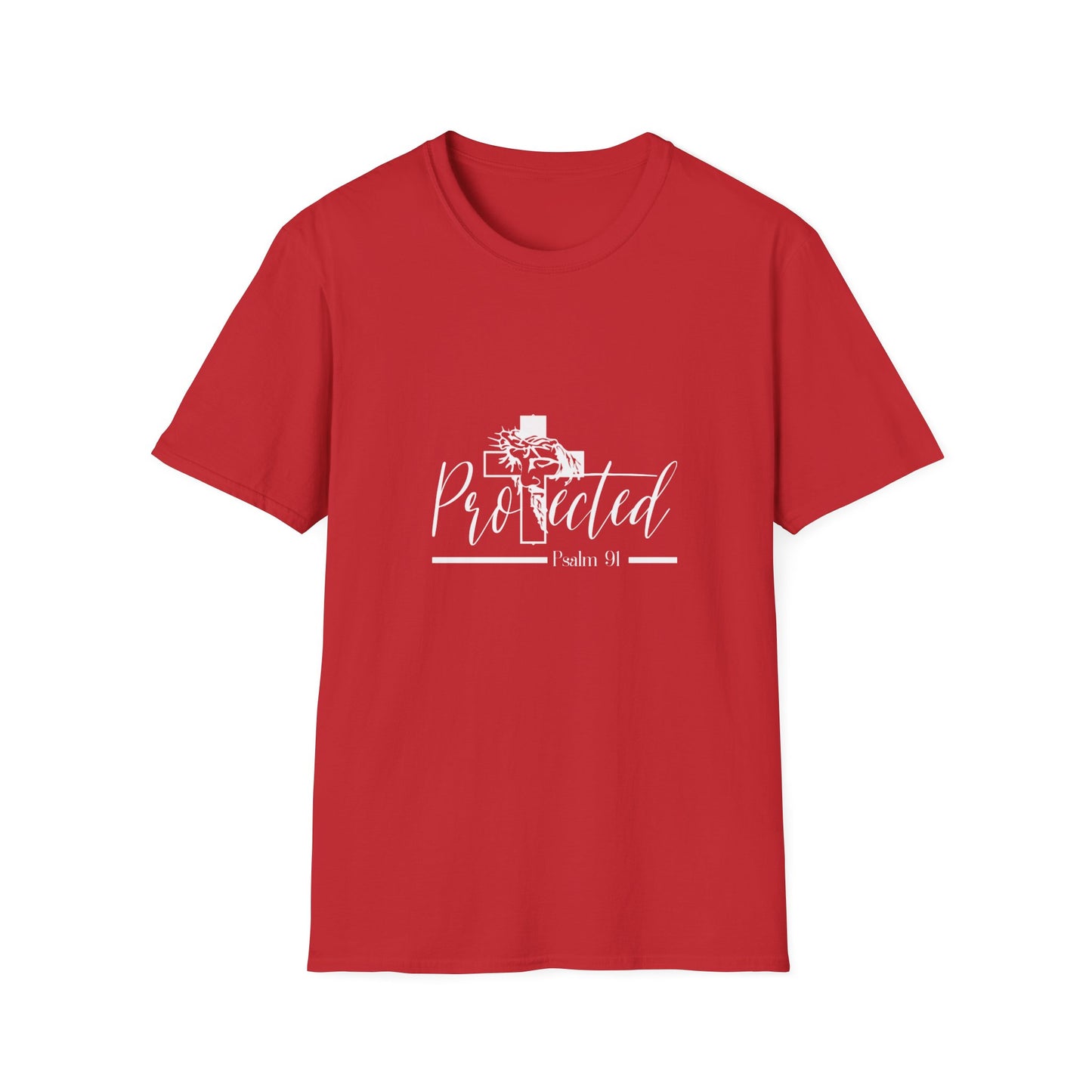 Unyielding Strength from Psalm 91 Unisex Softstyle T-Shirt
