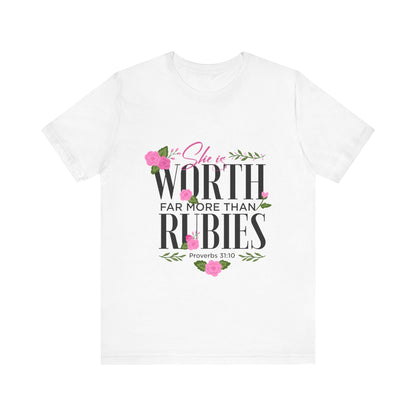 Proverbs 31:10 Short Sleeve Tee