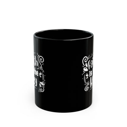 11oz Black Mug