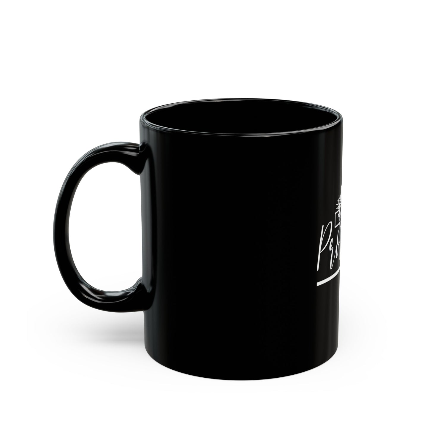 Sip in the Shelter of Psalm 91 11oz Black Mug