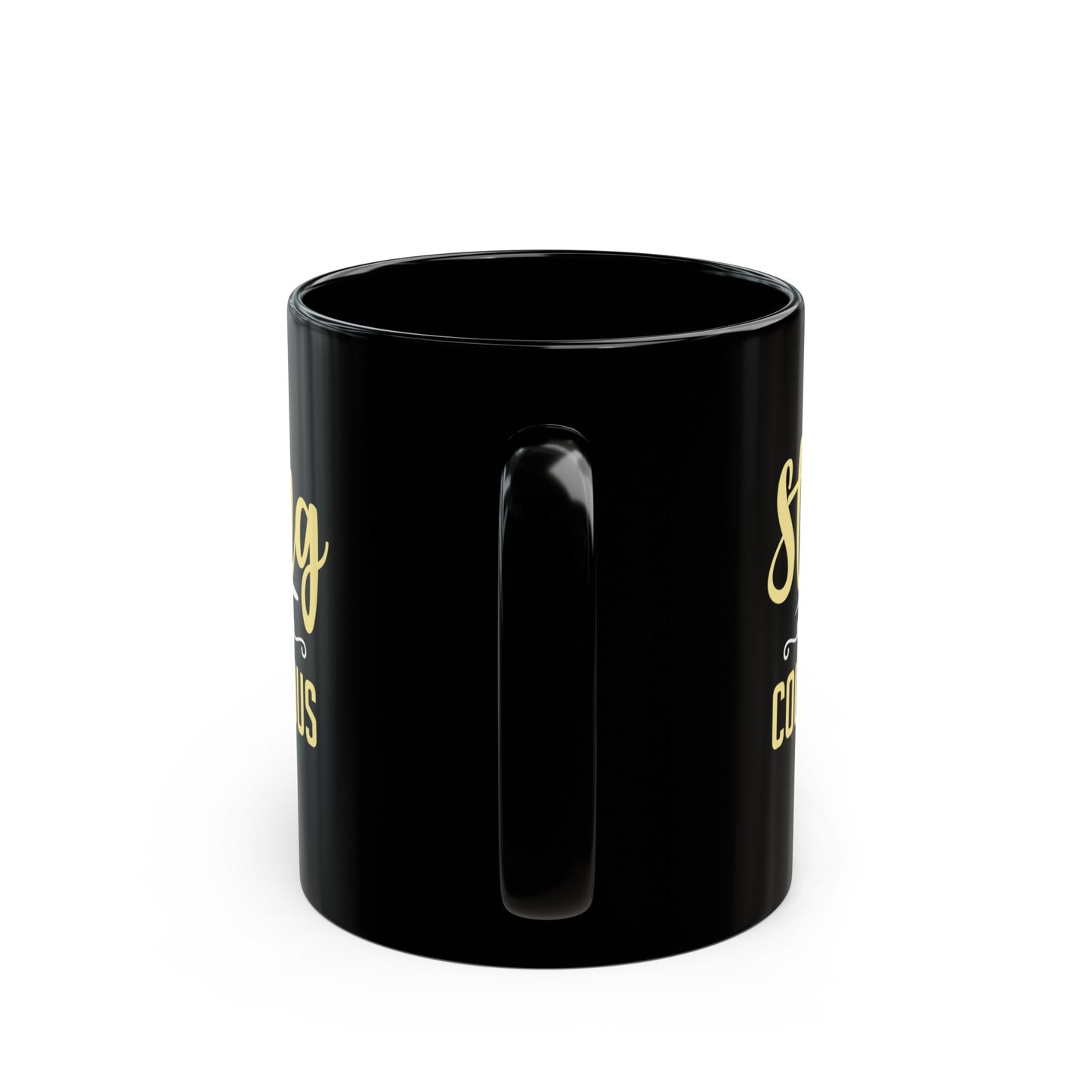 11oz Black Mug