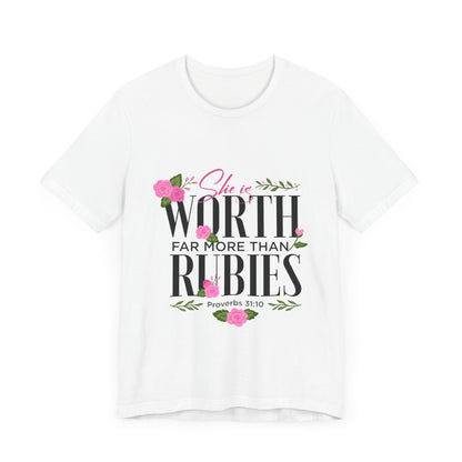 Proverbs 31:10 Short Sleeve Tee