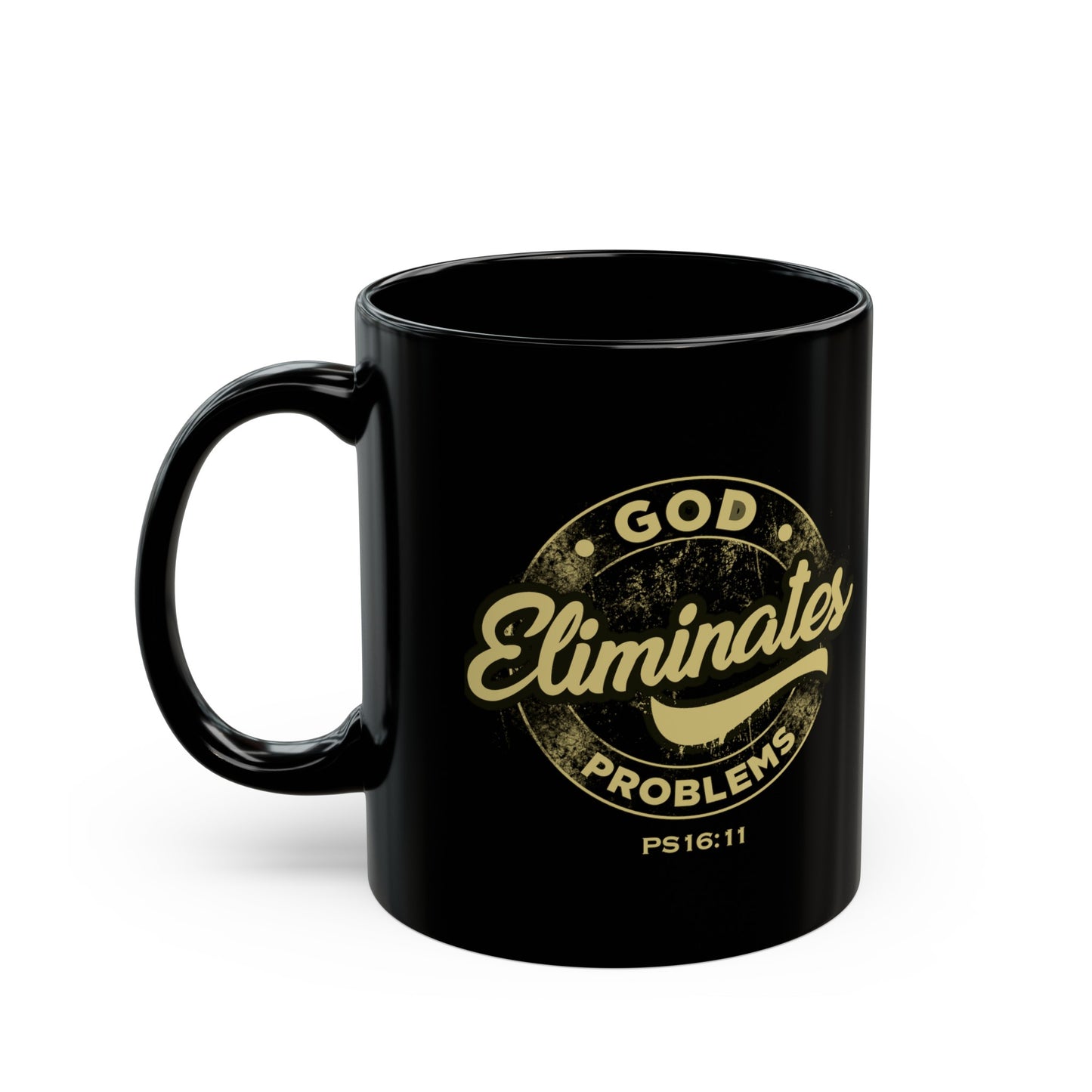 11oz Black Mug