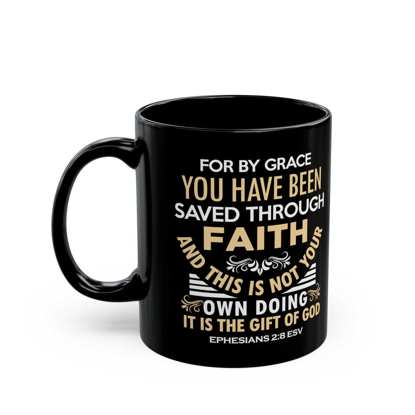 11oz Black Mug